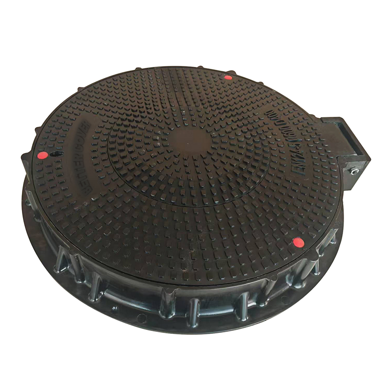 Φ600mm D400 Hinged Lockable Watertight Composite Manhole Cover